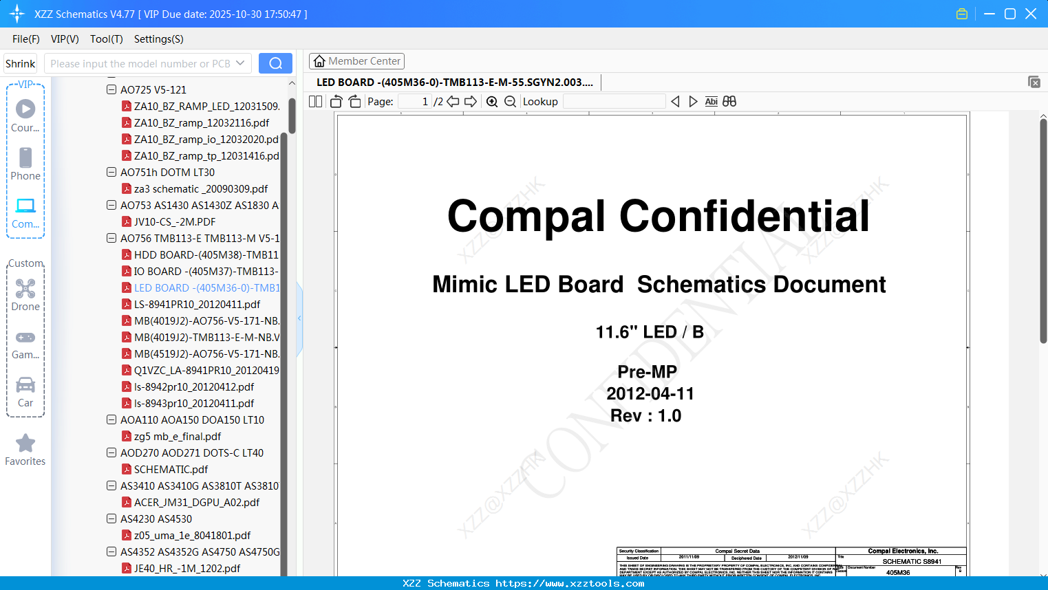 Laptop ACER LED BOARD -(405M36-0)-TMB113-E-M-55.SGYN2.003